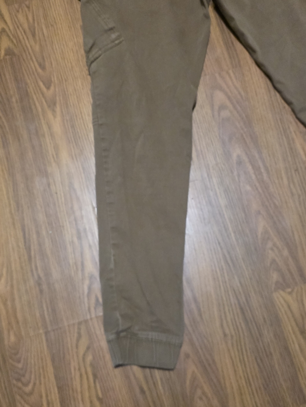 Jeaniologie Cohen TWL Men’s Joggers Slim Fit Cargo Pants L 32 Khaki Twill F16 - Picture 13 of 16